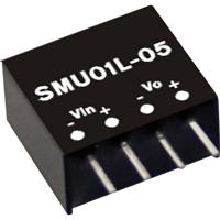 Mean Well SMU01L-15 DC/DC-converter 1 W Aantal uitgangen: 1 x Inhoud 1 stuk(s) - thumbnail