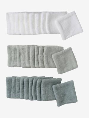 Set van 30 herbruikbare doekjes + zakje veel groen