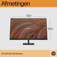 HP V27i G5 computer monitor 68,6 cm (27") 1920 x 1080 Pixels Full HD Zwart - thumbnail