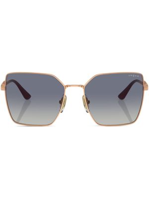 Vogue Eyewear lunettes de soleil Vo4284s à monture carrée - Or