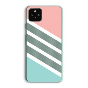 Strepen pastel: Google Pixel 5a 5G Transparant Hoesje