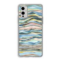 Watercolor Agate: OnePlus 9 Transparant Hoesje