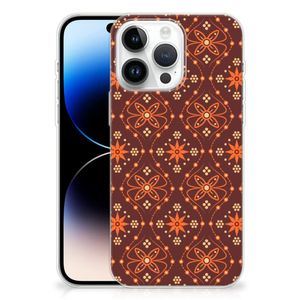 iPhone 14 Pro Max TPU bumper Batik Brown