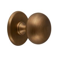 Hardbrass Voordeurknop IRIS 72mm - mat brons