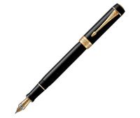 Vulpen Parker Duofold Classic black 18k GT fijn