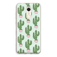 Cactus Lover: Xiaomi Redmi 5 Transparant Hoesje