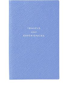 Smythson carnet Panama - Bleu