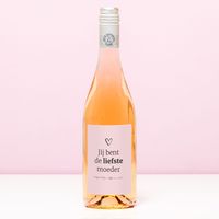 Wijnfles Dankjewel Jij Bent De Liefste - Rosé (Blush Rosé)