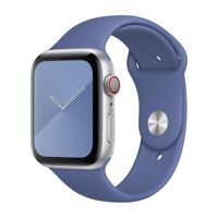 Apple origineel Sport Band Apple Watch 42mm / 44mm / 45mm / 49mm Linen Blue - MXWR2ZM/A - thumbnail