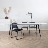 Nohr Uitschuifbare Eettafel 'Niema' HPL, 195/285 x 90cm