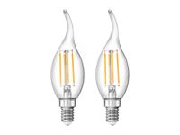 LIVARNO home LED-filament lamp (Vlam E14 4,2W, set van 2)