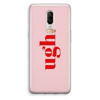 Ugh: OnePlus 6 Transparant Hoesje