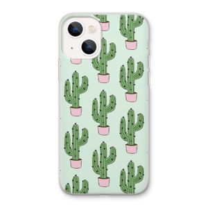 Cactus Lover: iPhone 13 Transparant Hoesje