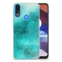 Smartphone hoesje Motorola Moto E7/E7i Power Painting Blue