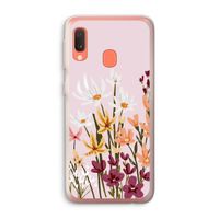 Painted wildflowers: Samsung Galaxy A20e Transparant Hoesje