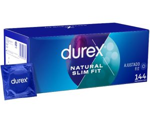 Durex Natural  Slim Fit (Basic) Condooms 144 stuks (grootverpakking)