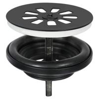 Differnz afvoerplug | mat zwart | 64mm