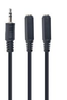 Gembird CCA-415-0.1M audio kabel 0,1 m 3.5mm 2 x 3.5mm Zwart