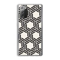 Geometrisch patroon: Samsung Galaxy Note 20 / Note 20 5G Transparant Hoesje