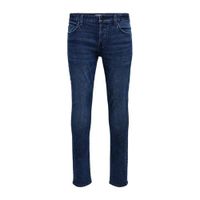 ONLY & SONS slim fit jeans ONSLOOM dark blue washed denim 9620 - thumbnail