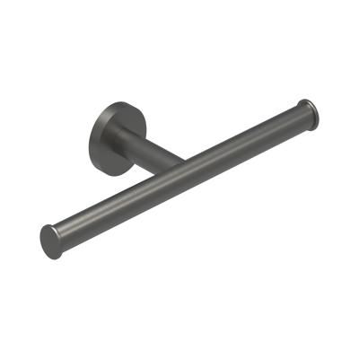 Toiletrolhouder IVY Dubbel Geborsteld Metal Black PVD IVY