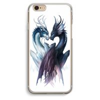 Yin Yang Dragons: iPhone 6 / 6S Transparant Hoesje