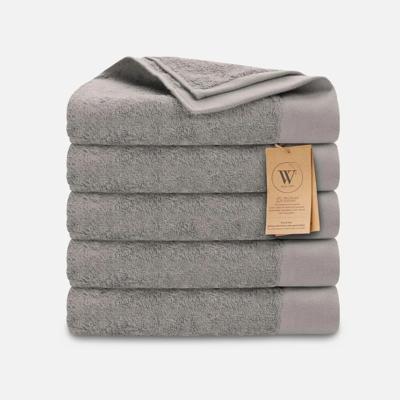 Walra Remade Cotton Handdoeken 60 x 110 cm - 550 gr/m² - Taupe - 5 stuks