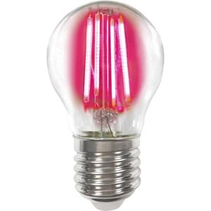 LightMe LM85314 LED-lamp Energielabel G (A - G) E27 Kogel 4 W Rood (Ø x l) 45 mm x 77 mm Filament / Retro-LED 1 stuk(s)