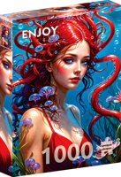 Ginger Mermaid Puzzel 1000 Stukjes