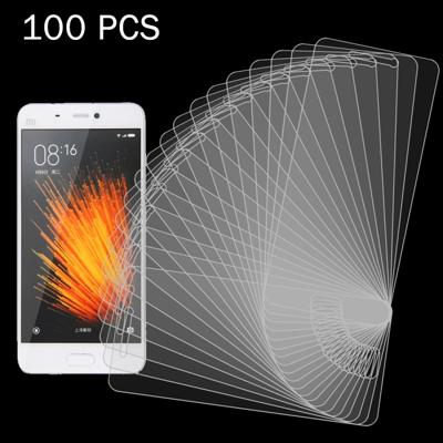 100 stuks Xiaomi Mi 5 0 26 mm 9H oppervlaktehardheid 2.5D explosieveilige gehard glas scherm Film