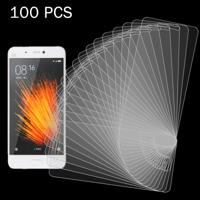 100 stuks Xiaomi Mi 5 0 26 mm 9H oppervlaktehardheid 2.5D explosieveilige gehard glas scherm Film