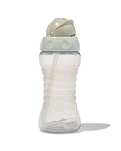 HEMA Drinkfles Met Rietje 300 Ml - Grijs (grijs)