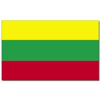 Landen thema vlag Litouwen 90 x 150 cm feestversiering