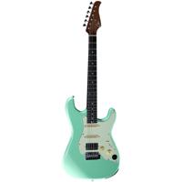 Mooer GTRS Guitars Standard 800 Surf Green Intelligent Guitar met gigbag - thumbnail