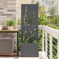 Tuinplant met Decoratief Paneel Antraciet 50 x 140 cm