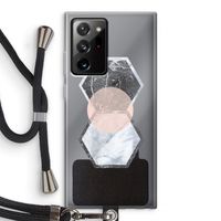 Creatieve toets: Samsung Galaxy Note 20 Ultra / Note 20 Ultra 5G Transparant Hoesje met koord