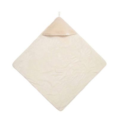 Koeka omslagdoek teddy/corduroy Vik 100x100 cm zand