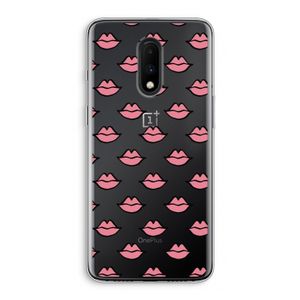 Lipjes: OnePlus 7 Transparant Hoesje
