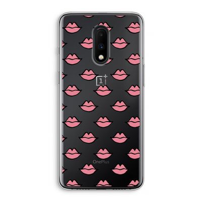 Lipjes: OnePlus 7 Transparant Hoesje