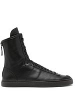 LEMAIRE baskets montantes en cuir - Noir