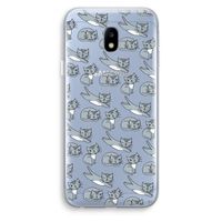 Poezen: Samsung Galaxy J3 (2017) Transparant Hoesje
