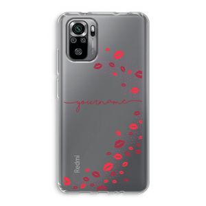 Kusjes: Xiaomi Redmi Note 10S Transparant Hoesje