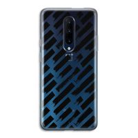 Zwarte vegen: OnePlus 7 Pro Transparant Hoesje