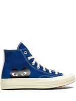 Converse x CDG baskets montantes Chuck 70 - Bleu