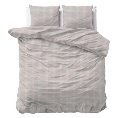 Dekbedovertrek Mirela - Lits-Jumeaux (240x220 cm) - Wit Polyester-katoen - Dessin: Patroon - Sleeptime Elegance - Dekbed-Discounter.nl