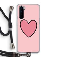 Hartje: OnePlus Nord Transparant Hoesje met koord