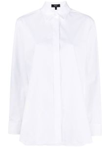 Theory chemise boutonnée à manches longues - Blanc