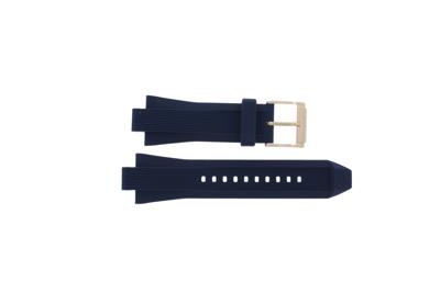 Horlogeband Michael Kors MK8295 / Dylan Rubber Blauw 13mm