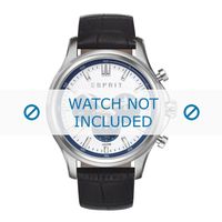 Esprit horlogeband ES108251-003 Leder Zwart