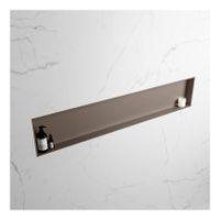 Wandnis Solid Surface Easy | In- en opbouw | 150x30x8 cm | 1 vak | Smoke